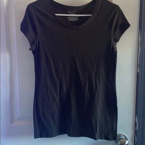 An all black tee shirt